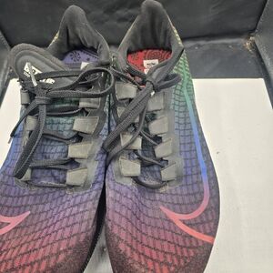 Converse‎ Black and Multicolor Athletic Shoes